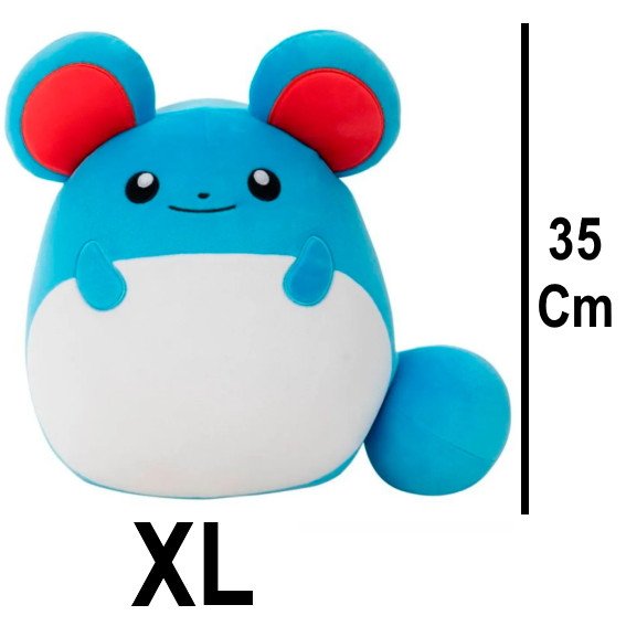 Peluche Marrill gordito - Tamaño XL - 35Cm